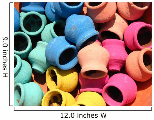 Colorful Pots Wall Decal