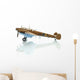 Toy Brown Military Airplane Wall Decal