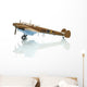 Toy Brown Military Airplane Wall Decal