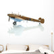 Toy Brown Military Airplane Wall Decal