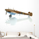 Toy Brown Military Airplane Wall Decal