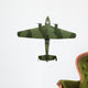 Toy Green Military Airplane Wall Decal