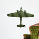 Toy Green Military Airplane Wall Decal