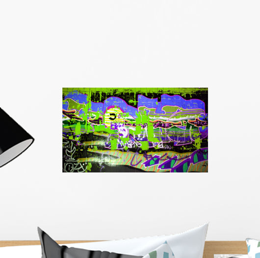 Urban Graffiti Wall Wall Decal