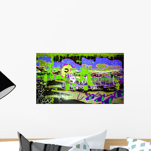 Urban Graffiti Wall Wall Decal