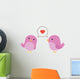 Birds Love with Hearth Wall Decal