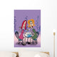 Two Women Drinking Coffee Wall Decal