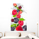 Fresh Fruit Water Splash Wall Decal