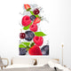 Fresh Fruit Water Splash Wall Decal