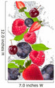 Fresh Fruit Water Splash Wall Decal