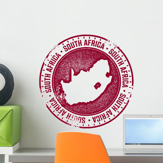 South Africa Country Stamp Wall Decal