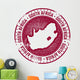 South Africa Country Stamp Wall Decal