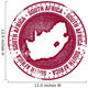 South Africa Country Stamp Wall Decal