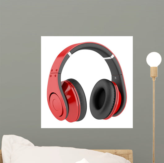 Red and Black Wireless Wall Decal