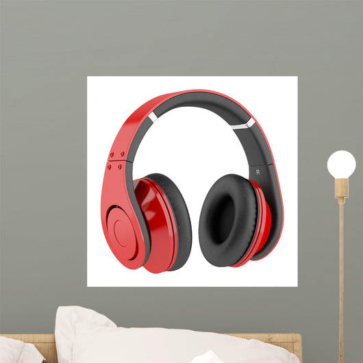 Red and Black Wireless Wall Decal