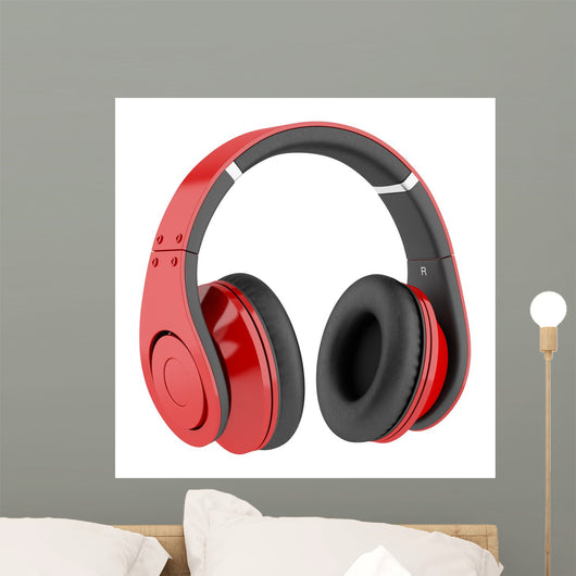 Red and Black Wireless Wall Decal