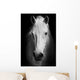 White Horses Black and Wall Decal