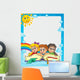 Frame with Pupil Theme Wall Decal