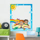 Frame with Pupil Theme Wall Decal