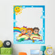 Frame with Pupil Theme Wall Decal