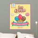 Vintage Ice Cream Poster Wall Decal