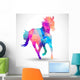 Abstract Horse Geometric Shapes Wall Decal