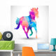 Abstract Horse Geometric Shapes Wall Decal