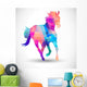 Abstract Horse Geometric Shapes Wall Decal