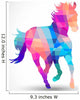Abstract Horse Geometric Shapes Wall Decal