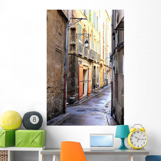 Rustic French Town Wall Decal