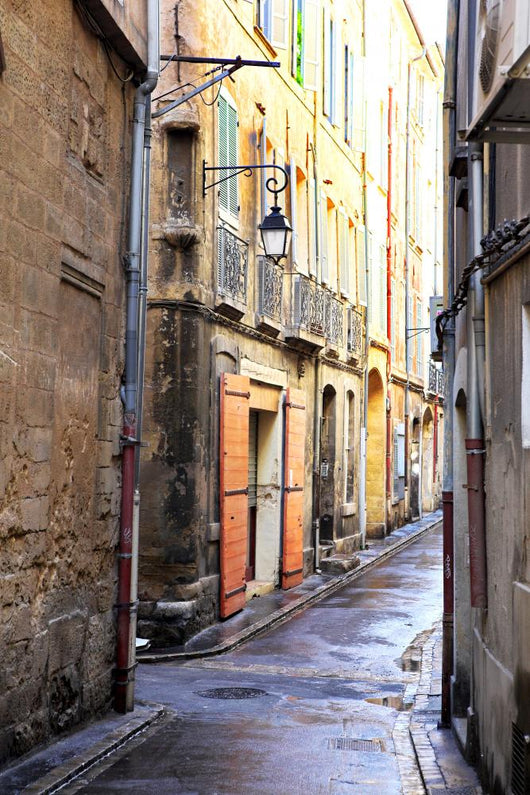 Rustic French Town Wall Decal