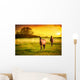 Horses Sunset Wall Decal