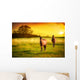 Horses Sunset Wall Decal