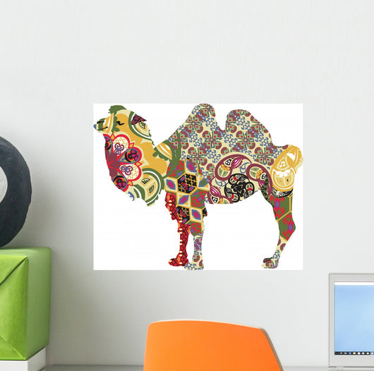 Camel Ethnic Patterns Wall Decal