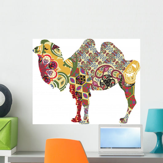Camel Ethnic Patterns Wall Decal