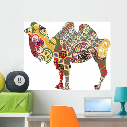 Camel Ethnic Patterns Wall Decal