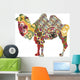 Camel Ethnic Patterns Wall Decal