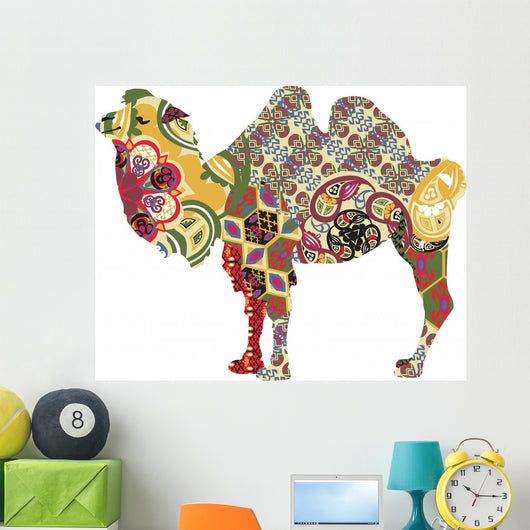 Camel Ethnic Patterns Wall Decal