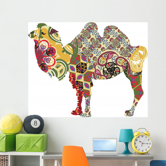 Camel Ethnic Patterns Wall Decal