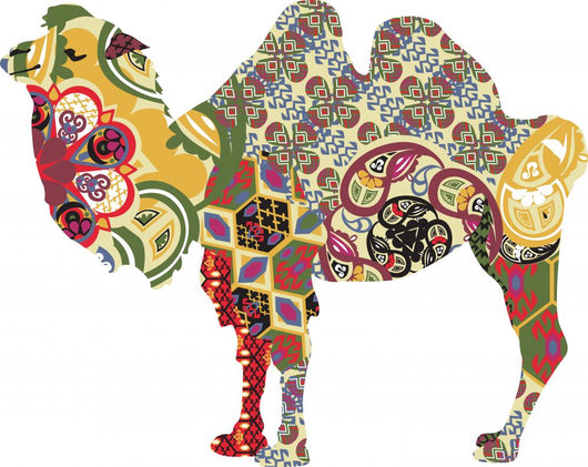 Camel Ethnic Patterns Wall Decal