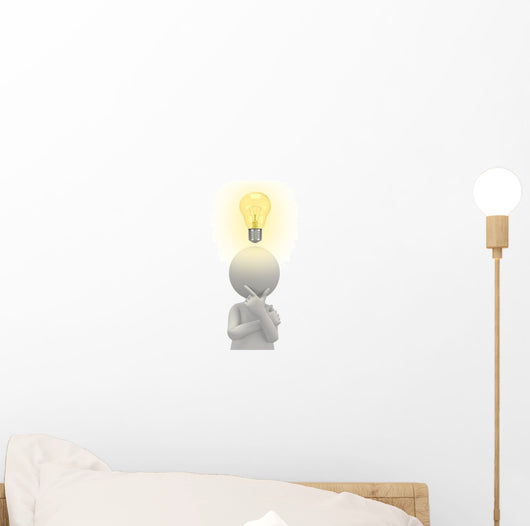 Lightbulb Idea Wall Decal