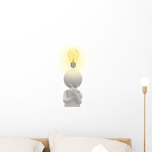 Lightbulb Idea Wall Decal