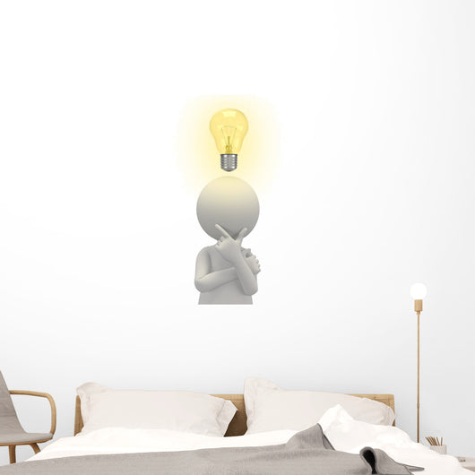 Lightbulb Idea Wall Decal