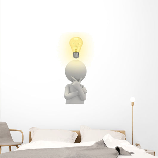 Lightbulb Idea Wall Decal