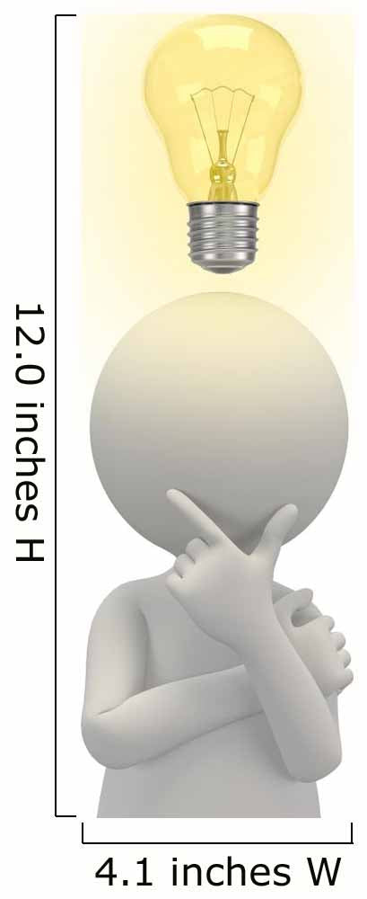 Lightbulb Idea Wall Decal