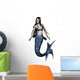CG Blue Mermaid Wall Decal