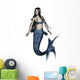 CG Blue Mermaid Wall Decal