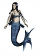 CG Blue Mermaid Wall Decal