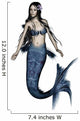 CG Blue Mermaid Wall Decal