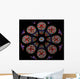 Rose Window Stained Glass Mini Wall Decal